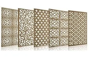  Decorative WPC grill boards with unique patterns by Nirmaan Groups